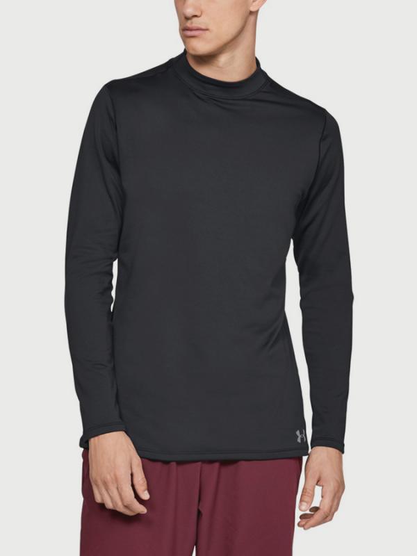 Tričko Under Armour CG Mock Fitted Černá