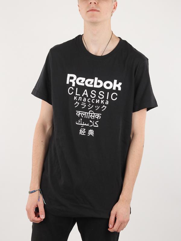 Tričko Reebok GP Unisex Longer Te Černá