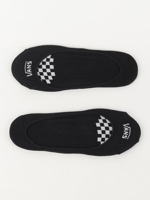 Ponožky Vans Wm Girly No Show 6.5 Black/White Černá