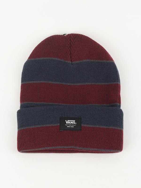 Čepice Vans MN Striped Cuff Bean Port Royale Barevná