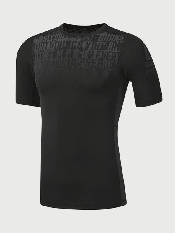 Tričko Reebok AC Graphic Comp Tee Černá