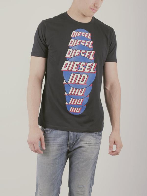 Tričko Diesel T-PALAGIA MAGLIETTA Černá
