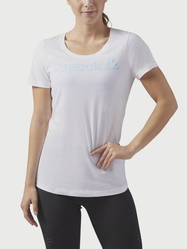 Tričko Reebok Linear Read Scoop Bílá