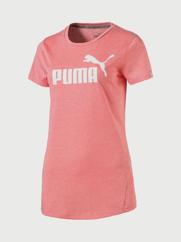 Tričko Puma ESS No.1 Tee Heather W Růžová