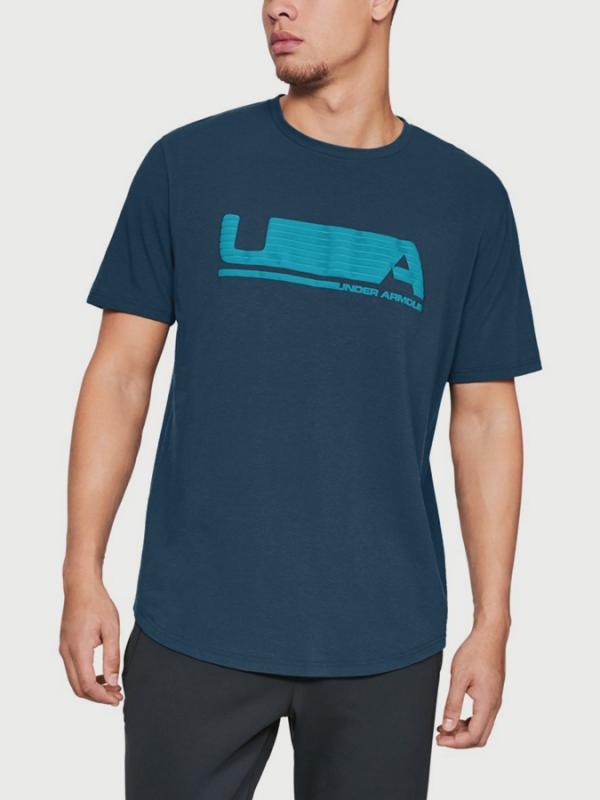 Tričko Under Armour Versa Tee Modrá