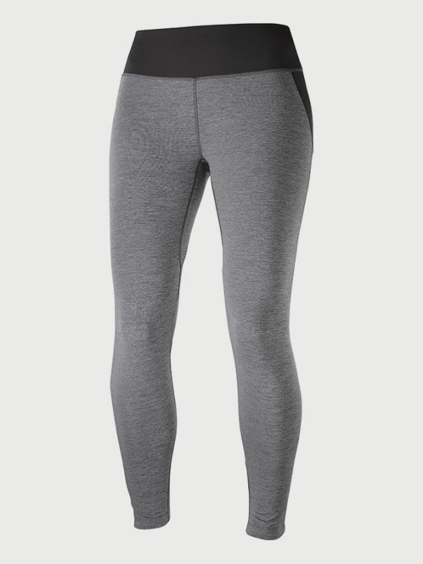 Legíny Salomon Agile Long Tight W Šedá