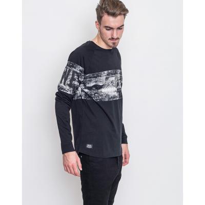 Triko WeSC Concrete Stripe Black