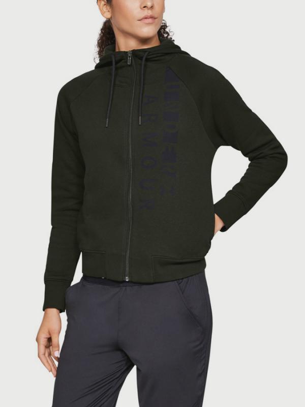 Bunda Under Armour Cotton Fleece WM FZ Černá