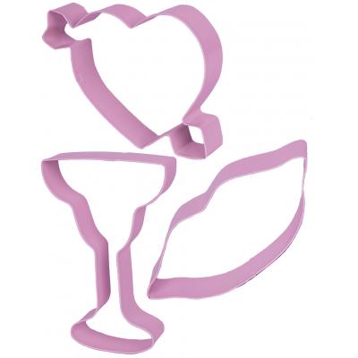 MISS ETOILE COOKIE CUTTERS, 3PCS. ROSE HEART