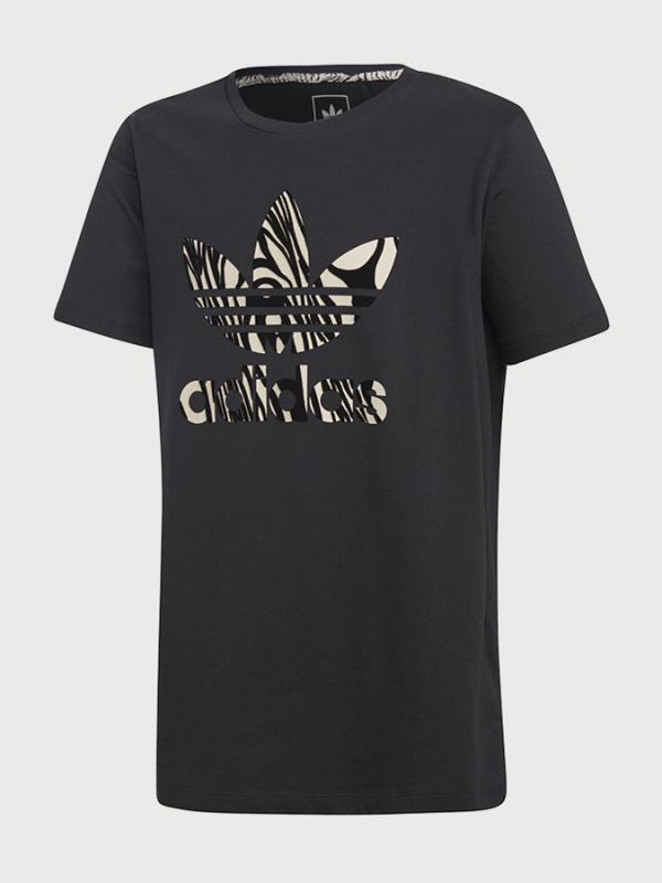 Tričko adidas Originals J Zbr Bf Tee Modrá