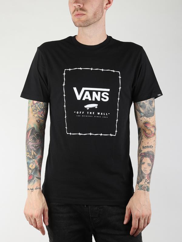 Tričko Vans Mn Print Box Black/Barbed Černá