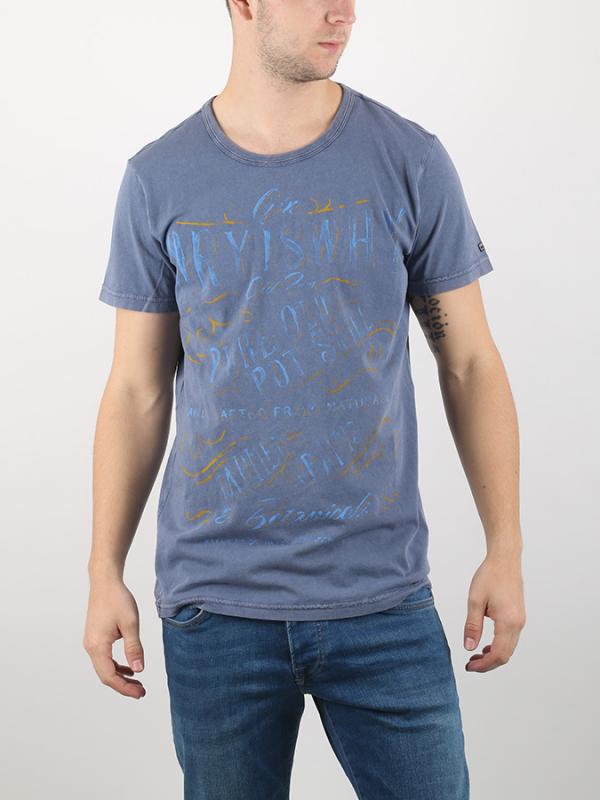 Tričko Pepe Jeans FINCH Modrá