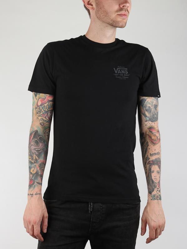 Tričko Vans Mn Holder Street Ii Black/Asphal Černá
