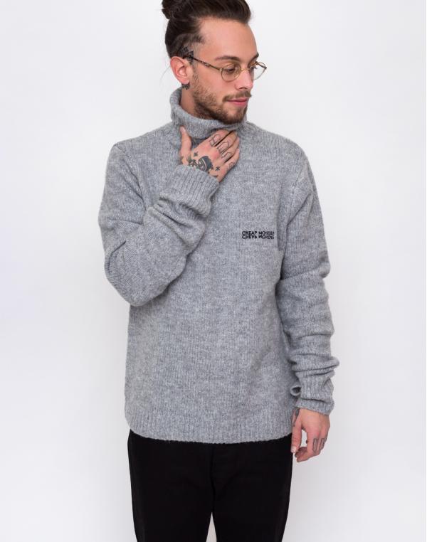 Cheap Monday Tap knit Echologo Grey Melange S