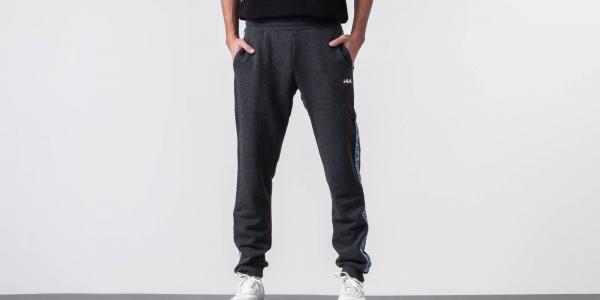 FILA Tadeo Tape Sweat Pant Dark Grey Melange
