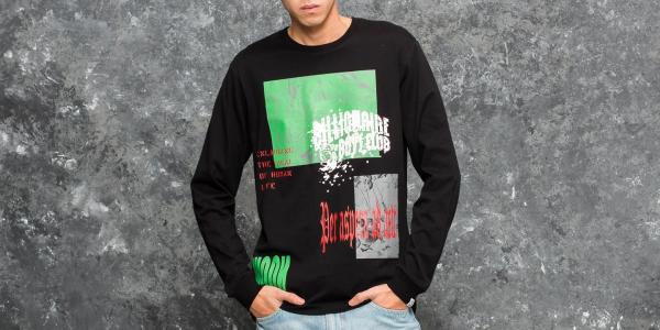 Billionaire Boys Club Collage Print Longsleeve T-Shirt Black