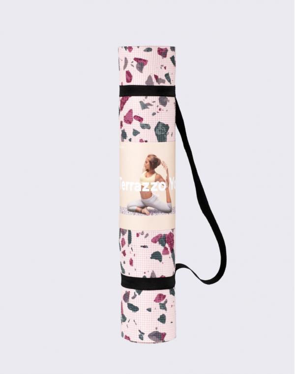 DOIY Terrazo Yoga Mat Pink