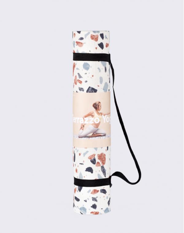 DOIY Terrazo Yoga Mat White