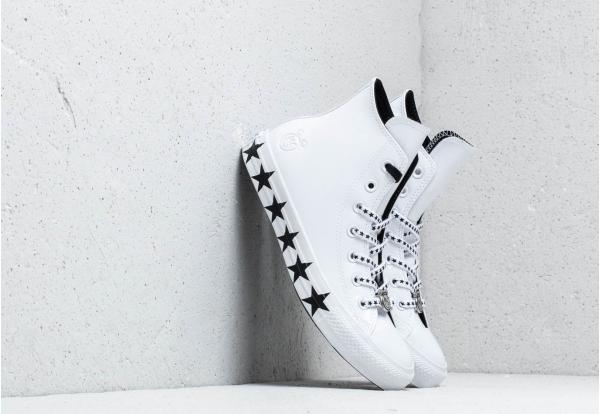 Converse x Miley Cyrus Chuck Taylor All Star Hi White/ Black/ White