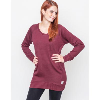 Mikina Iriedaily Cushy Jazzie maroon mel.