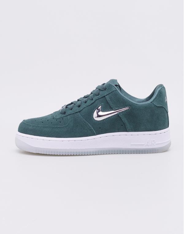 Nike Air Force 1 '07 Premium LX Faded Spruce/ Metallic Silver - White 38
