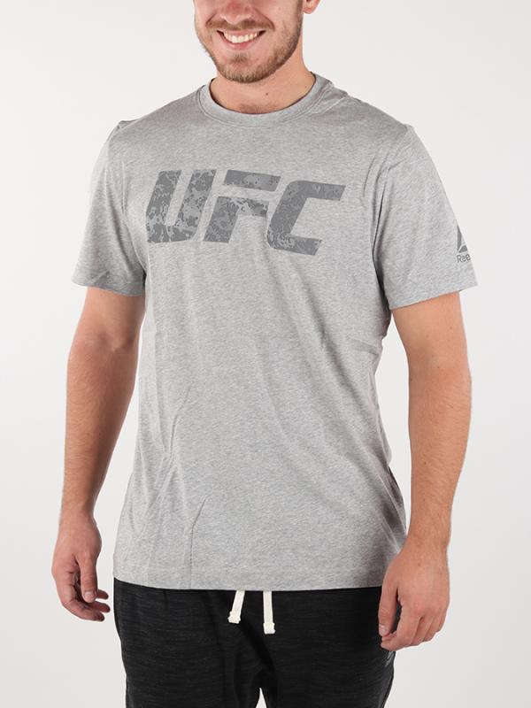 Tričko Reebok Ufc Fg Logo Tee Šedá