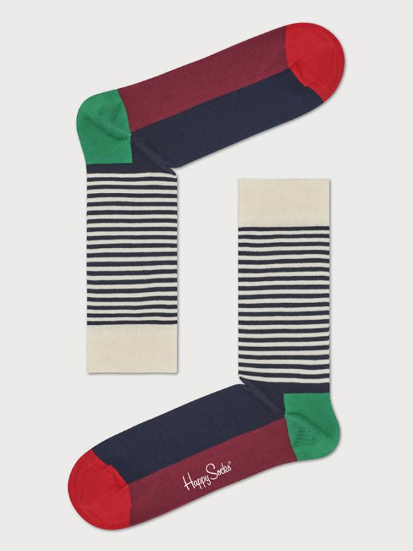 Ponožky Happy Socks Half Stripe Sock Barevná