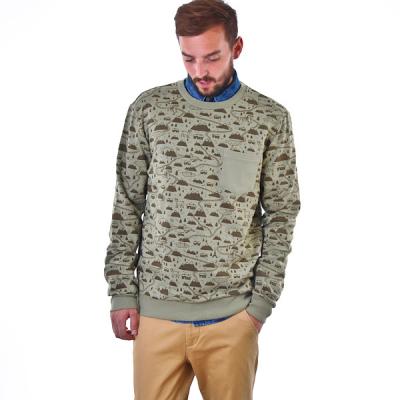 Mikina WeSC Demian Oil Green