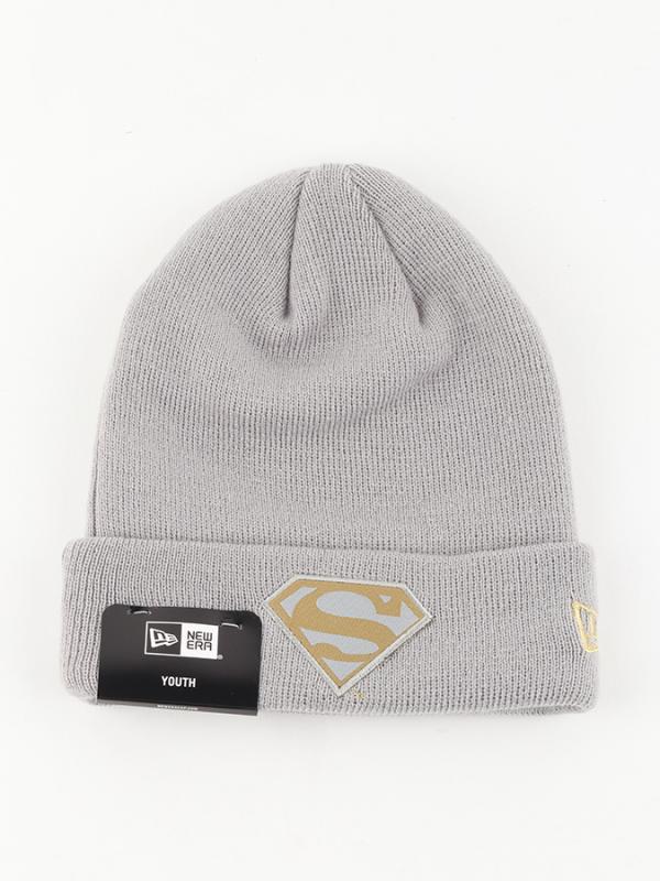 Čepice New Era Cuff character kids SUPMAN Šedá