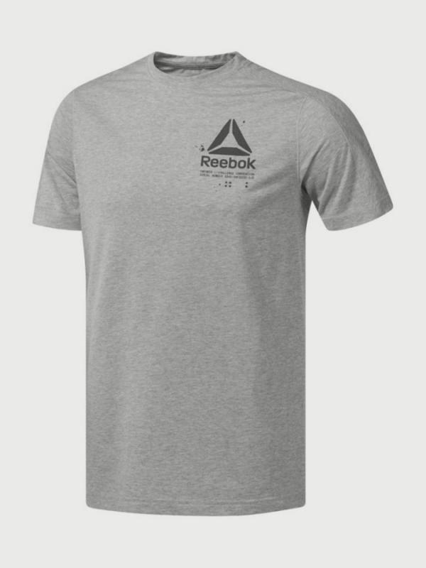 Tričko Reebok Speedwick Graphic Tee Šedá