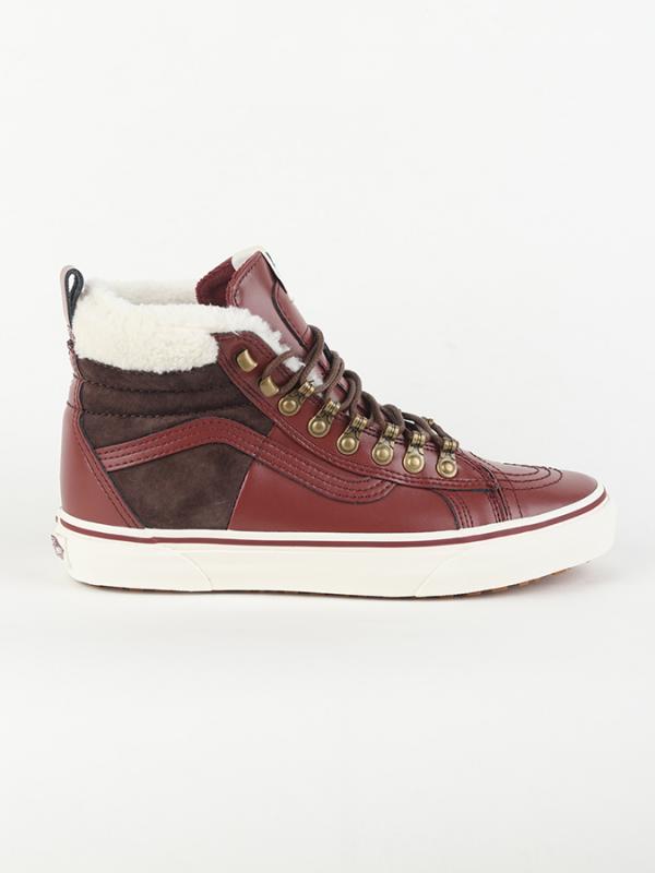Boty Vans Ua Sk8-Hi 46 Mte Dx (Mte) Burgun Červená