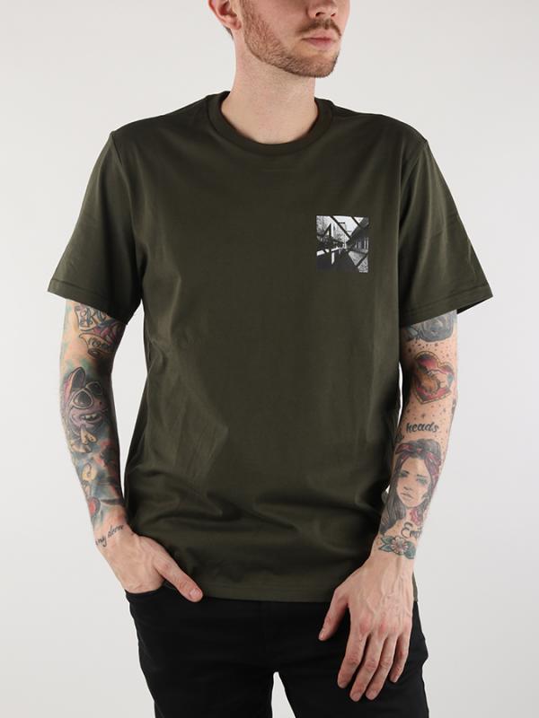 Tričko Converse M Street View Tee Zelená