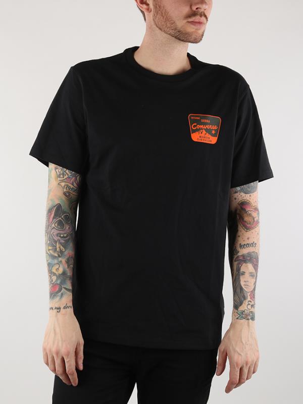 Tričko Converse M Moutain Rec Short Sleeve Tee Černá