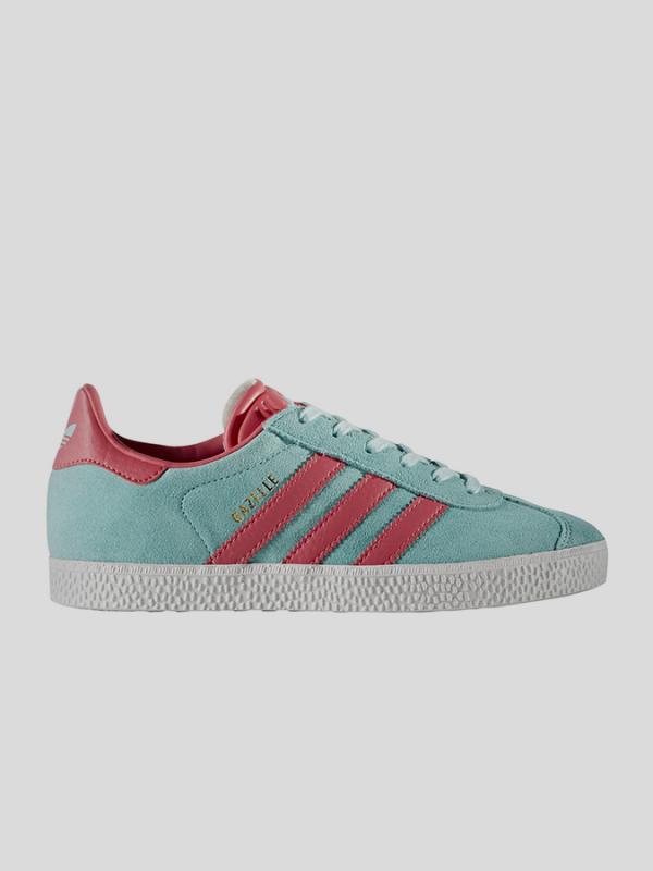 Boty adidas Originals GAZELLE J Zelená