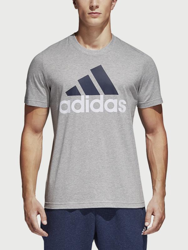 Tričko adidas Performance Ess Linear Tee Šedá