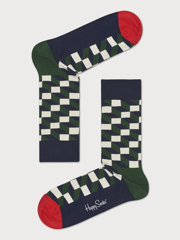 Ponožky Happy Socks Filled Optic Sock Barevná
