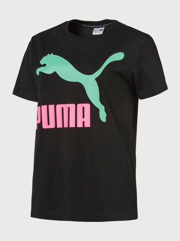 Tričko Puma Classics Logo Tee Černá