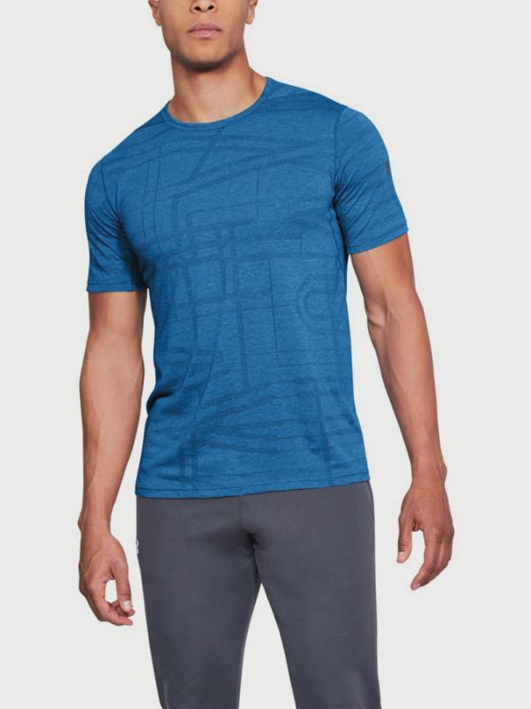 Tričko Under Armour Threadborne Elite SS Modrá