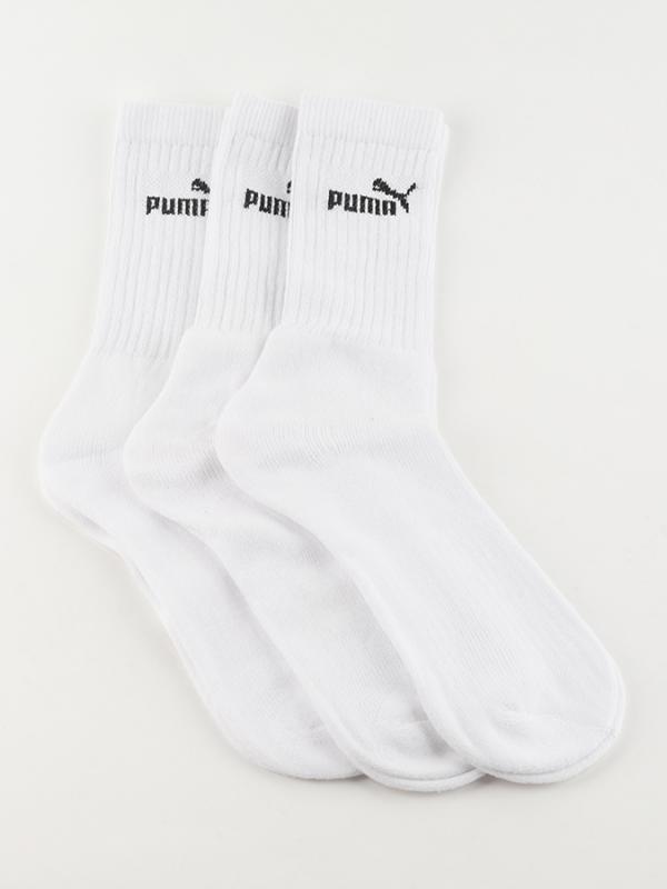 Ponožky Puma Sport 3 Pack Bílá