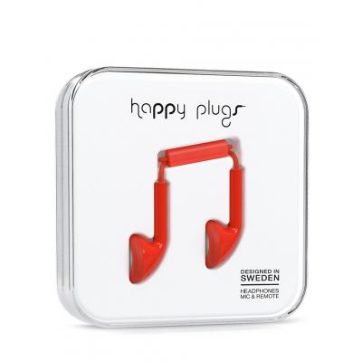 Sluchátka Happy Plugs Earbud red