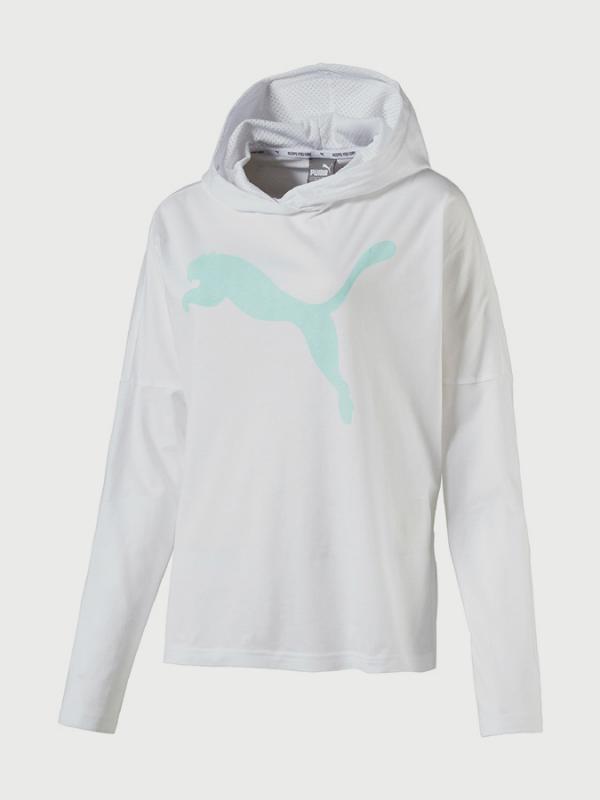 Mikina Puma URBAN SPORTS Light Cover up Bílá