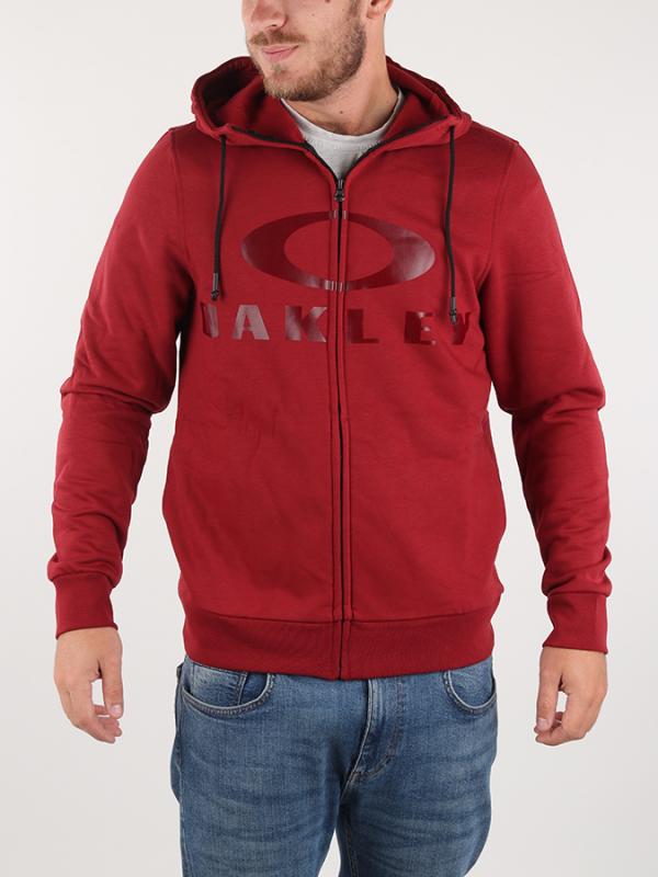 Mikina Oakley Bark Fz Hoodie Červená