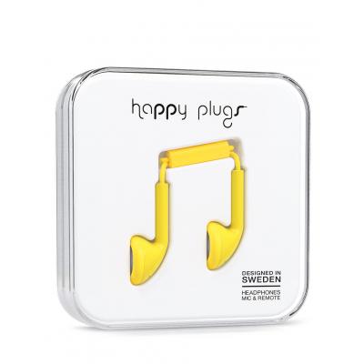 Sluchátka Happy Plugs Earbud yellow