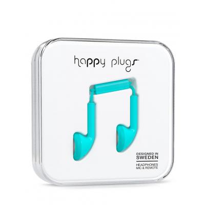 Sluchátka Happy Plugs Earbud Turquiose