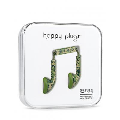 Sluchátka Happy Plugs Earbud camouflage