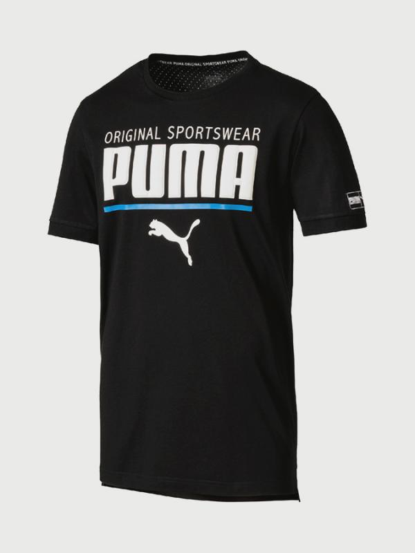 Tričko Puma STYLE Athletic Tee Černá