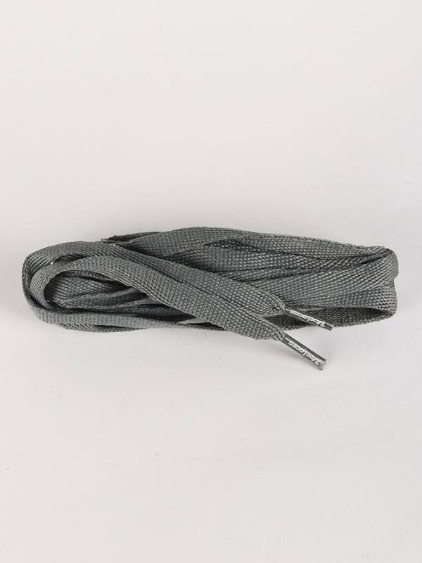 Tkaničky Tubelaces Silver Flat 140 cm Šedá