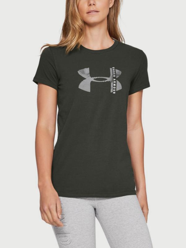 Tričko Under Armour Graphic Q4 Classic Crew Zelená