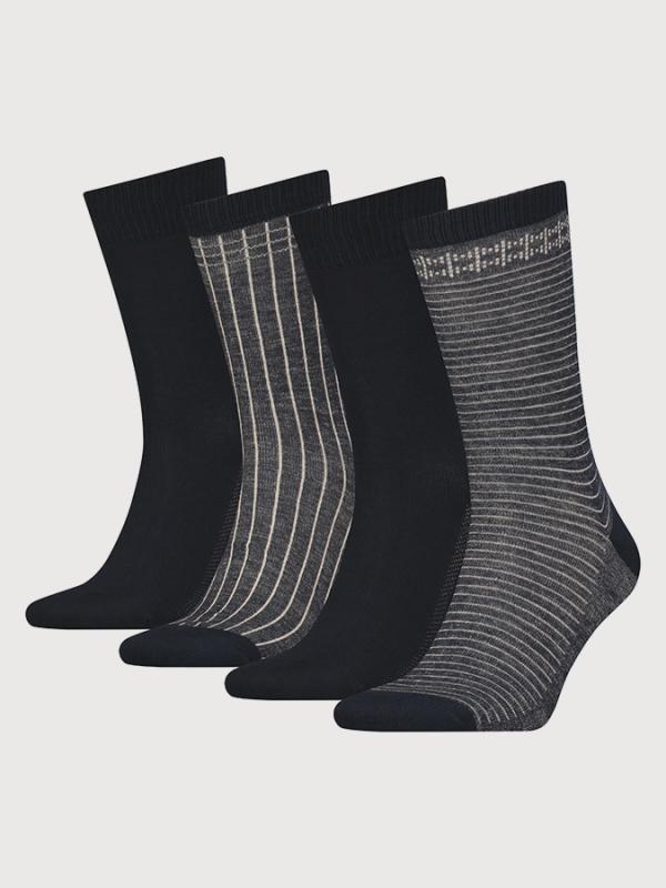 Ponožky LEVI'S Aw18 Giftbox Regular Cut 4 Pack Barevná