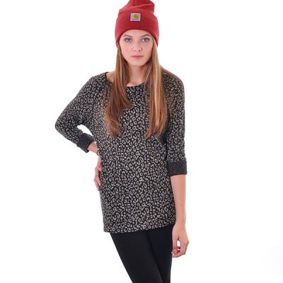 Mikina Obey Echo Mountain jet black